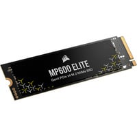 Corsair MP600 ELITE 4 To SSD Noir, CSSD-F4000GBMP600ENH, PCIe Gen 4.0 x4, NVMe 1.4, M.2 2280