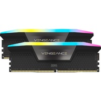 Corsair Vengeance RGB 32 Go DDR5-6000 (2x 16 Go) mémoire vive Noir, CMH32GX5M2E6000C36, XMP 3.0