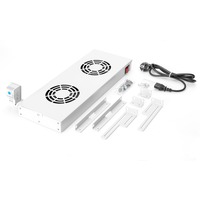 Digitus Porte-bagages de toit pour une installation variable de 19 pouces module de ventilation Gris