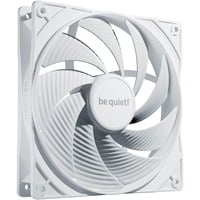 be quiet! Pure Wings 3 PWM high-speed ventilateur de boîtier Blanc, 140 x 140 x 25 mm, Ventilateur, 14 cm, 1800 tr/min, 122,6 m³/h, Blanc