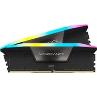 Corsair Vengeance RGB 64 Go DDR5-6000 (2x 32 Go) mémoire vive Gris, CMH64GX5M2B6000Z30, XMP, EXPO