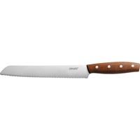 Fiskars Couteau à pain Norr 21 cm Marron/en acier inoxydable