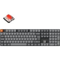 Keychron clavier Gris/Noir, Layout BE, Gateron Low Profile 2.0 Mechanical Red