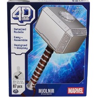 Spin Master Marvel: 4D Build - Thor Mjolnir Hammer 3D Puzzle 