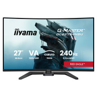 iiyama G-Master Red Eagle GCB2784HSU-B1 27" Moniteur gaming incurvé Noir, 1x DisplayPort, 2x HDMI, 2x USB-A, 240 Hz