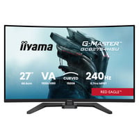 iiyama G-Master Red Eagle GCB2784HSU-B1 27" Moniteur gaming incurvé  Noir, 2x HDMI, 1x DisplayPort, USB, Audio, AMD Free-Sync, 240 Hz