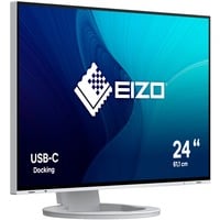 EIZO FlexScan EV2485-WT 24" Moniteur Blanc, HDMI, DisplayPort, 4x USB-A 3.2 (5 Gbit/s), USB-C