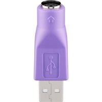 goobay Adaptateur USB > PS/2 Violet