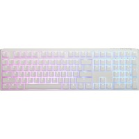 Ducky One 3 Classic White, clavier gaming Blanc/Argent, Layout BE, Cherry MX RGB Speed Silver, LED RGB, ABS