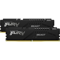 Kingston FURY Beast 64 Go DDR5-5600 (2x 32 Go) mémoire vive Noir, KF556C36BBEK2-64, EXPO