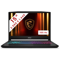 MSI Katana 15 HX (B14WGK-040BE) 15.6" PC portable gaming Noir | Core i9 14900HX | RTX 5070 | 16 Go | 1 To SSD | 165 Hz