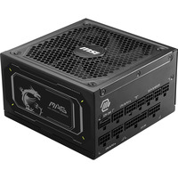 MSI MAG A1000GL PCIE5 II, 1000W alimentation Noir, 2x PCIe, 1x 12V-2x6, gestion des câbles