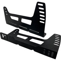 Trak Racer Supports de siège Oversized, Montage Noir, 2 pièces