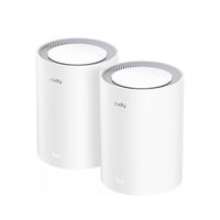 Cudy M3000 (2-Pack), Routeur maillé Blanc, AX3000 2.5G Mesh Wi-Fi 6