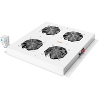 Digitus Ventilateur de toit Unique & Dynamic Basic module de ventilation Gris, 4 ventilateurs