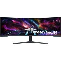 Samsung Odyssey Neo G95NC 57" 4K Ultra HD Moniteur UltraWide gaming incurvé Blanc/noir, 1x DisplayPort, 3x HDMI, 2x USB-A, 240 Hz