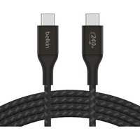 Belkin BoostCharge USB-C - 240 W, Câble Noir