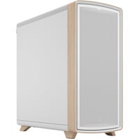 Fractal Design Summit Chalk White Solid boîtier midi tower Blanc/bois | 2x USB-A | 1x USB-C