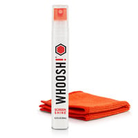 Whoosh! Screen Wash Kit - Pocket, Bundle Blanc/Orange, 8 ml, chiffon microfibre antimicrobien