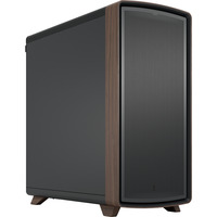 Fractal Design Summit Black Solid boîtier midi tower Noir/bois | 2x USB-A | 1x USB-C