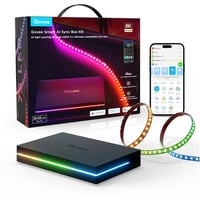 Govee Smart AI Sync Box Kit, Lampe Noir, Wifi, Bluetooth, pour les TV de 55 à 65 pouces