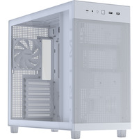 ASUS Prime AP303 - Tempered Glass Panel boîtier midi tower Blanc | 2x USB-A | 1x USB-C | Window