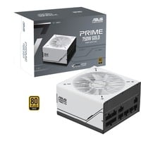 ASUS Prime Gold alimentation  modulaire 750 watt Blanc, 1x 12V-2x6, 3x PCIe, 750 W, 100 - 240 V, Actif, 110 W, 744 W, 110 W
