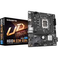 GIGABYTE H610M D3W DDR4 carte mère socket 1700 Noir/gris, Gb-LAN, Sound, µATX