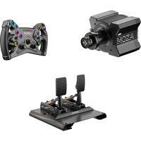 MOZA R9 V3 + KS + CRP2 bundle, Volant Noir, Base, volant et pédales