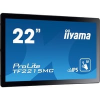 iiyama ProLite TF2215MC-B2 21.5" Moniteur Noir, 1x DisplayPort, 1x HDMI, 1x VGA