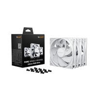 be quiet! Pure Wings 3, Ventilateur de boîtier Blanc, Ventilateur, 12 cm, 1500 tr/min, 80 m³/h, Blanc