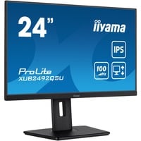 iiyama ProLite XUB2492QSU-B1 23.8" Moniteur Noir (Mat), 1x DisplayPort, 1x HDMI, 1x USB-C, 3x USB-A