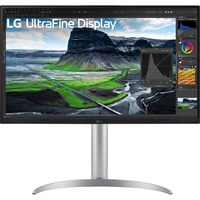 LG 27UQ850V-W 27" 4K UHD Moniteur  Blanc/Argent, HDMI, DisplayPort, USB-C, Sound