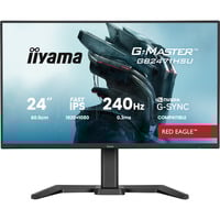 iiyama G-Master Red Eagle GB2471HSU-B1 23.8" Moniteur gaming  Noir, 240 Hz, HDMI, DisplayPort, audio, USB-C, NVIDIA G-Sync