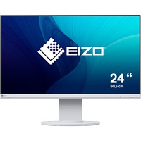 EIZO EV2460-WT 23.8" Moniteur Blanc, HDMI, DisplayPort, VGA, DVI-D, 4x USB-A 3.2 (5 Gbit/s), USB-B 3.0