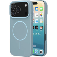 Mobiparts iPhone 17 Pro - Slim Line MagSafe Case, Housse smartphone gris-vert