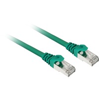 Sharkoon Câble réseau RJ-45 S/FTP Cat.7a Vert, 7,5 mètres, câble brut