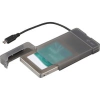 i-tec MySafe USB-C 3.1 Gen. 2 Easy 2.5", Boîtier disque dur Gris/transparent