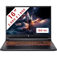 Acer Nitro V 16 AI (ANV16-42-R1KP) 16" PC portable gaming  Noir | Ryzen 7 260 | RTX 5070 | 32 Go | SSD 1 To | 180 Hz