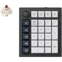 Keychron pavé numérique Noir/Blanc, Gateron Jupiter Brown