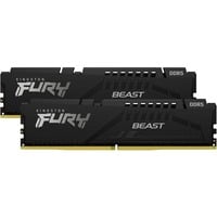 Kingston FURY Beast 64 Go DDR5-6000 (2x 32 Go) mémoire vive Noir, KF560C36BBEK2-64, EXPO