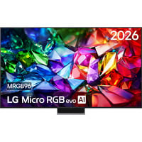 LG Micro RGB evo AI 86" 4K Ultra HD TV LED Noir, 4x HDMI, 2x USB, Optique, Bluetooth, LAN, WLAN, CI+, HDR10