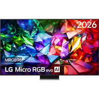 LG Micro RGB evo AI 86" Ultra HD TV LED Noir, 4x HDMI, 2x USB, Optique, Bluetooth, LAN, WLAN, CI+, HDR10