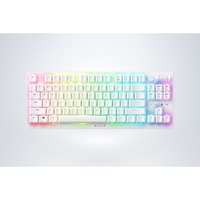 Razer Deathstalker V2 Pro TKL RGB clavier gaming mécanique Blanc, Layout US (QWERTY), Razer Linear Optical (Red), 80% (TKL), Bluetooth