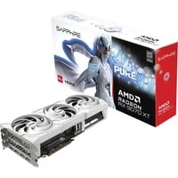 SAPPHIRE Radeon RX 9070 XT Pure, Carte graphique Blanc, 2x DisplayPort, 2x HDMI, RDNA4