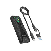ICY BOX IB-1805ML-CU31 M.2, Boîtier disque dur Noir