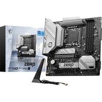 MSI B760M PROJECT ZERO, Socket 1700 carte mère RAID, 2.5Gb-LAN, Wi-Fi 6E, BT, Sound, µATX