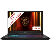 MSI Katana 17 HX (B14WEK-028BE) 17.3" PC portable gaming Noir | Core i7 14650HX | RTX 5050 | 16 Go | 1 To SSD | 144 Hz