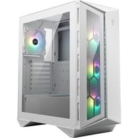 MSI MPG GUNGNIR 110R boîtier midi tower Blanc | 2x USB-A | 1x USB-C | RGB | Window