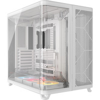Corsair AIR 5400 RS-R ARGB boîtier midi tower Blanc | 3x USB-C | RGB | Verre Trempé